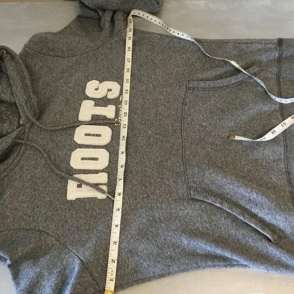 Roots 73 Athletics Original hooded kangaroo 80% Cotton Hoodie | Gray | Size M - Picture 5 of 8